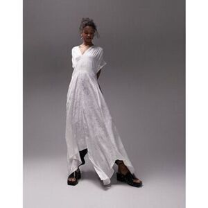 Topshop White Maxi Dress